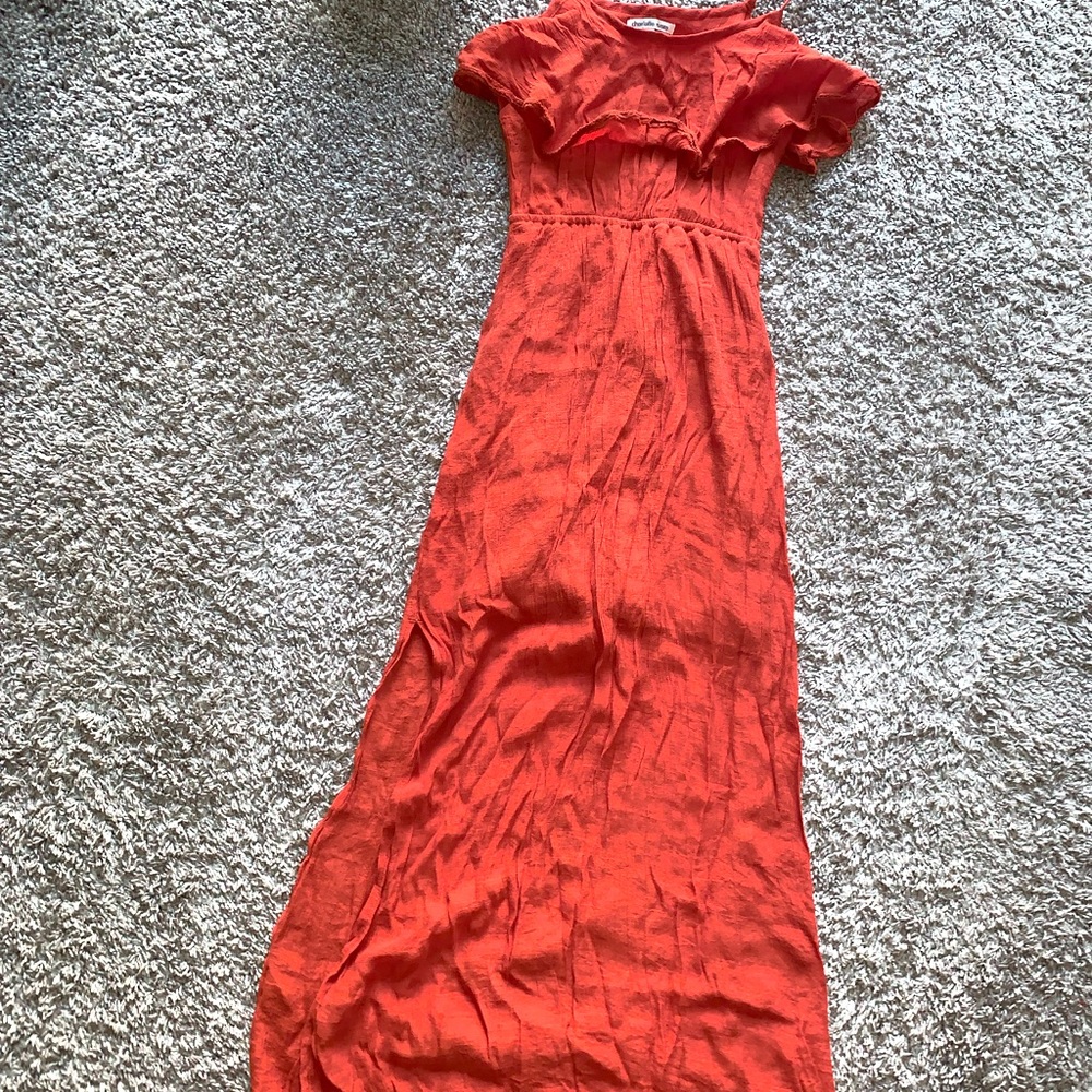 Charlotte R. Boho MIDI Side Slit + Open Back